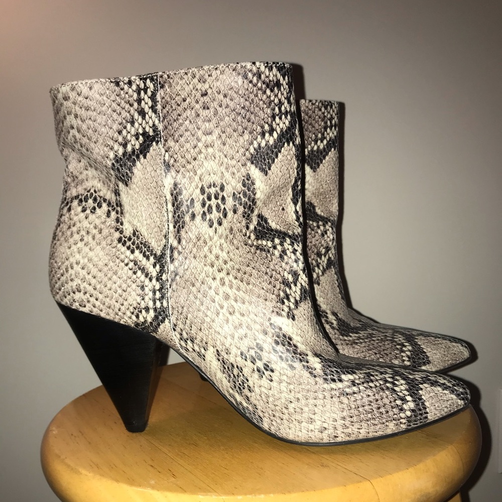Treasure & Bond Snake Skin Booties